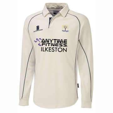 Nutbrook CC - Kids Premier Long Sleeve Navy Trim Shirt