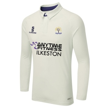 Nutbrook CC - Junior Ergo Long Sleeve Navy Trim Shirt