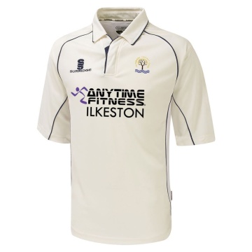 Nutbrook CC - Kids Premier Short Sleeve Navy Trim Shirt