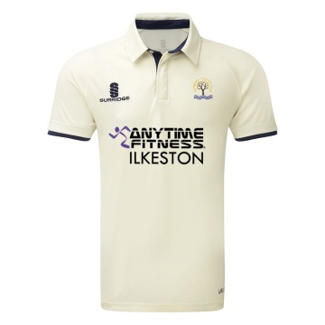 Nutbrook CC - Junior Ergo Short Sleeve Navy Trim Shirt