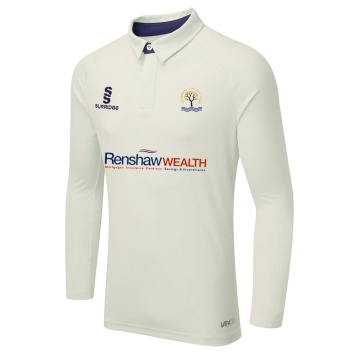 Nutbrook CC - Adult Ergo Long Sleeve Navy Trim Shirt