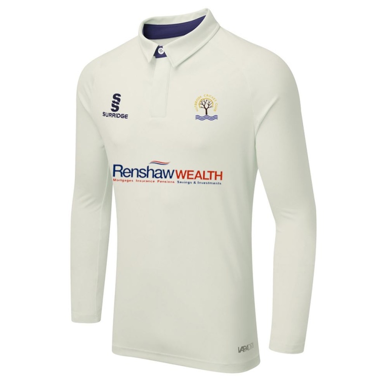 Nutbrook CC - Adult Ergo Long Sleeve Navy Trim Shirt